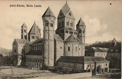 Ansichtskarte Glees (Vulkaneifel) Abtei Maria Laach 1909