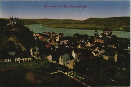 Ansichtskarte Remagen Totale 1914