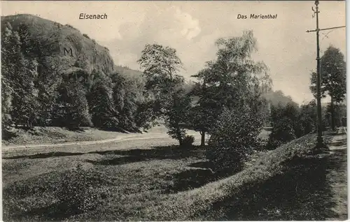 Ansichtskarte Eisenach Umland-Ansicht aus dem Marienthal Mariental 1910