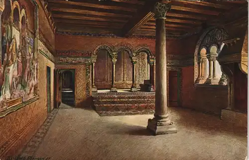 Ansichtskarte Eisenach Wartburg Innenansicht Sängersaal Sänger-Saal 1910