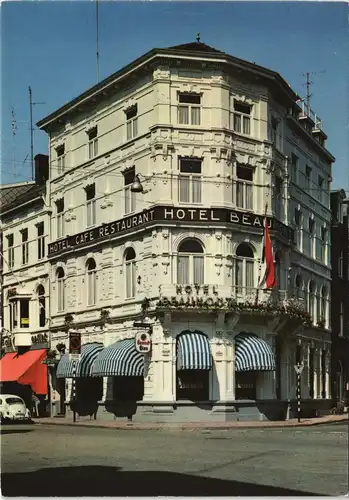 Maastricht Mestreech VW Käfer am Hotel Beaumont Stationsstraat 1975