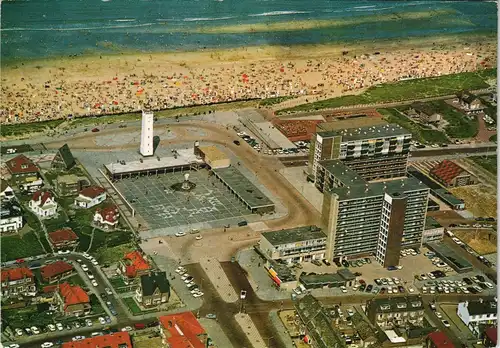 Postkaart Noordwijk Strand Zee Luftaufnahme 1979