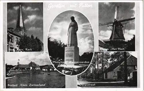 .Niederlande Groeten uit Ritten Mehrbildkarte Holland Niederlande 1960