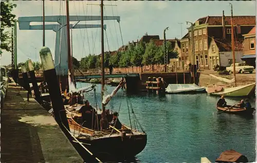 Postkaart Brielle Maarlandse haven Ortsansicht 1960