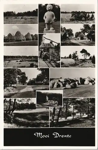 .Niederlande Mooi Drente Mehrbildkarte Niederlande Holland Allgemein 1966