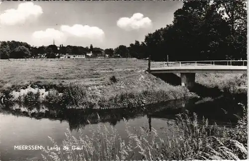 Postkaart Meerssen Langs de Geul, Umland-Ansicht 1970