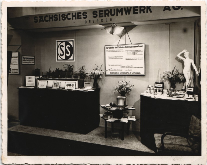 Foto Dresden Ausstellung Sächsisches Serumwerk AG 1940