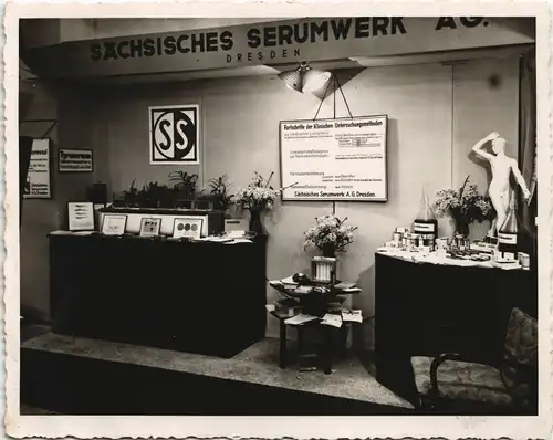 Foto Dresden Ausstellung Sächsisches Serumwerk AG 1940 Foto