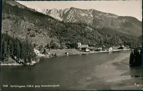 Spitzingsee-Schliersee Spitzingsee 1100 m geg. Sonnwendjoch Umlandansichten 1960