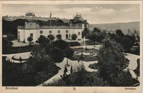 Ansichtskarte Bruchsal Belvedere 1911