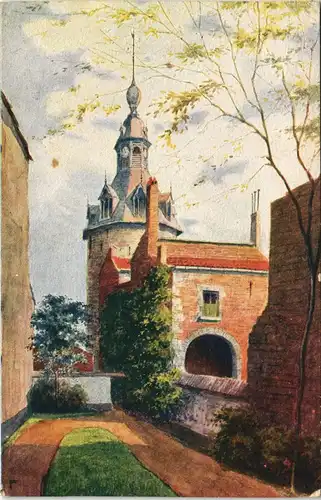 Postkaart Namur Namen Le Beffroi - Künstlerkarte 1916