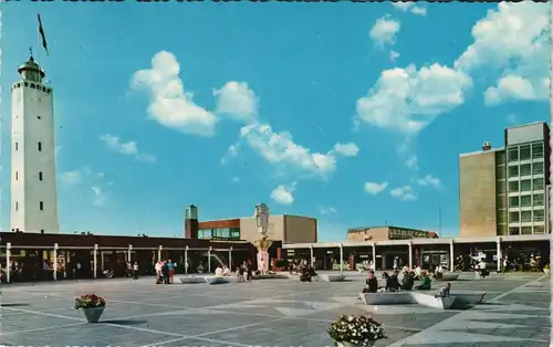 Postkaart Noordwijk Promenade 1980
