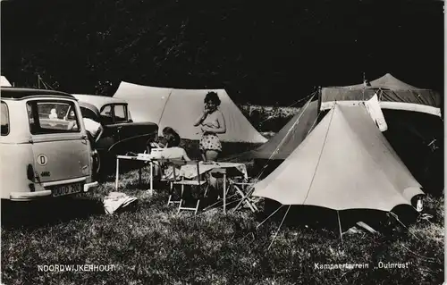 Noordwijkerhout-Noordwijk Kampeerterrein Duinrust Camping Autos & Zelte 1966