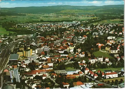 Lichtenfels (Bayern) Luftaufnahme Gesamtansicht vom Flugzeug aus 1981