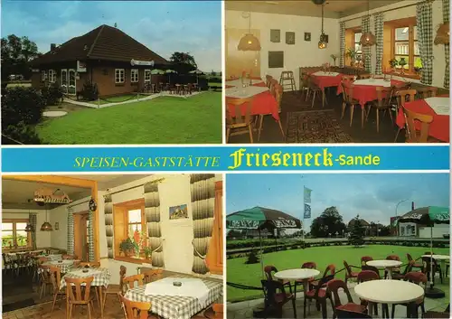 Enge-Sande Speisen-Gaststätte Frieseneck Enge Straße Mehrbildkarte 1975