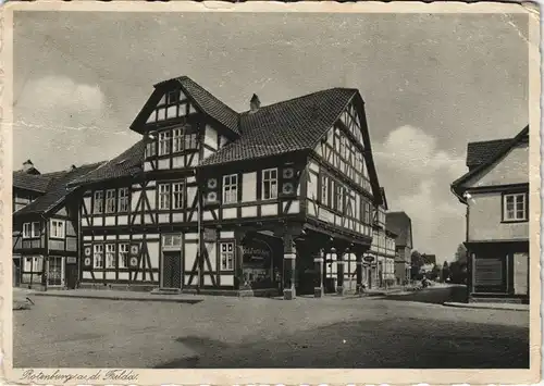 Ansichtskarte Rotenburg a. d. Fulda Geschäft - Warenhaus 1932