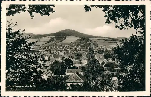 Ansichtskarte Rotenburg a. d. Fulda Rotenburg (Fulda) Stadt Panorama 1955
