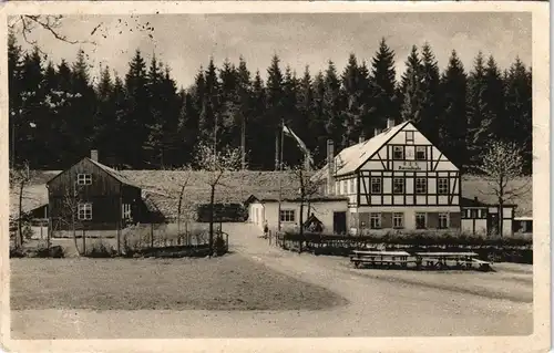 Ansichtskarte Neudorf (Erzgebirge) Jugendherberge an der Vierenstraße 1941