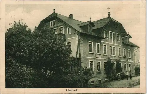 Ansichtskarte Naundorf-Dippoldiswalde Gasthof Naundorf 1928