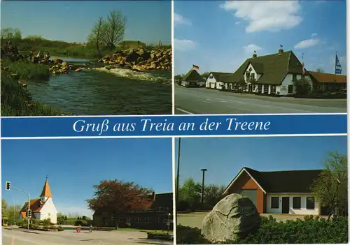 Treia Treya (Schleswig Flensburg) Ortsansichten Treia an der Treene 1980