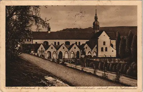 Ansichtskarte Hattenheim-Eltville am Rhein Hotel Weinhaus Ress 1927