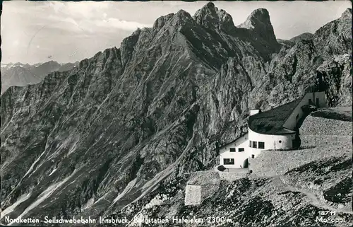 Ansichtskarte Innsbruck Nordketten-Seilschwebebahn Alpen Station 1981