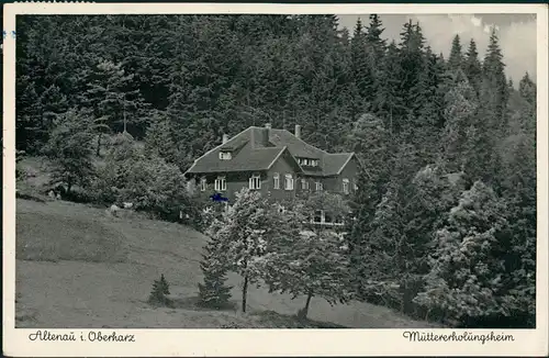 Ansichtskarte Altenau-Clausthal-Zellerfeld Müttererholungsheim im Wald 1959