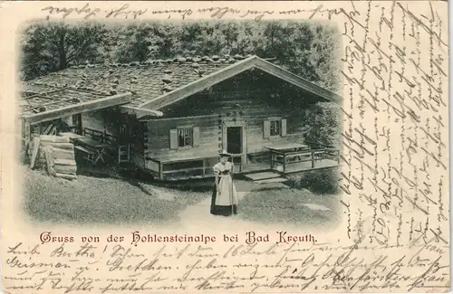 Ansichtskarte Kreuth Hohlensteinalpe 1901