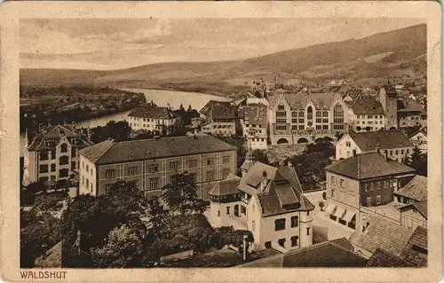 Ansichtskarte Waldshut-Waldshut-Tiengen Stadtpartie 1917