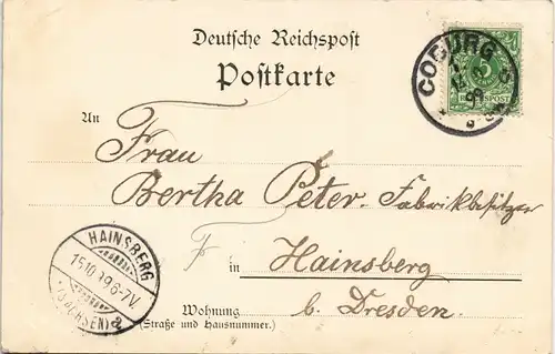 Litho AK Bevern (LK Holzminden) Wilhelmstift, Panorama, Gasthaus 1899