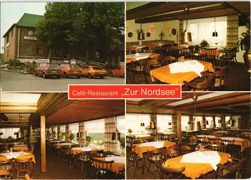 Ansichtskarte Nordstrand Café-Restaurant Zur Nordsee OT Norderhafen 1984
