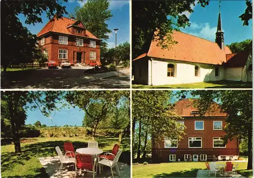 Süderhastedt Mehrbild-AK mit Alten- Pflegeheim Karin Grelack Dorfstrasse 1980
