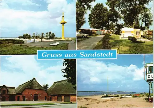 Ansichtskarte Sandstedt Mehrbildkarte Orts- und Umland-Ansichten 1980