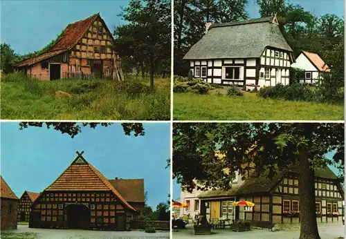 Martfeld-Bruchhausen-Vilsen Mehrbildkarte mit 4 Ortsansichten 1980