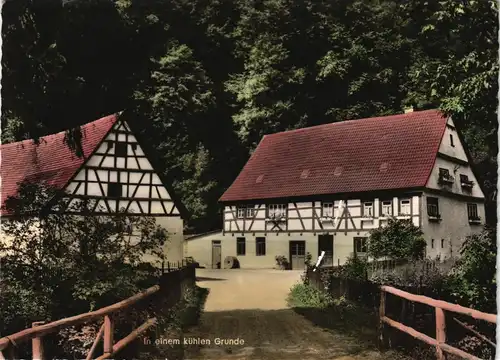 Geislingen an der Steige RASTSTÄTTE OBERE ROGGENMOHLE bei Geislingen Steige 1960