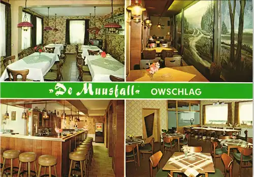 Owschlag Okslev Gastwirtschaft De Muusfall Bes. Detlef Kornappel 1980