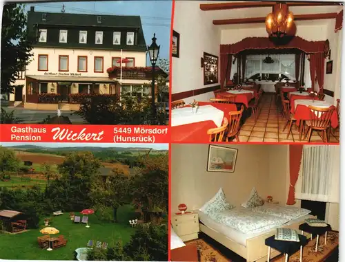Mörsdorf (Hunsrück) Gasthaus-Pension Wickert Bes. Kirchstrasse 1990
