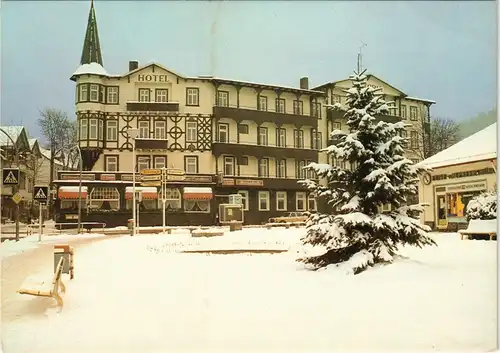 Ansichtskarte Bad Harzburg Stadtmitte mit Hotel 1978