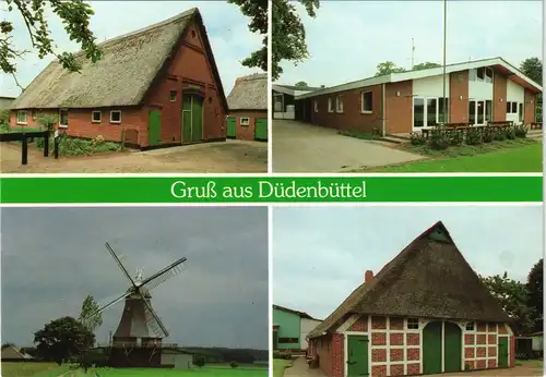 Ansichtskarte Düdenbüttel Mehrbildkarte mit 4 Ortsansichten 1980