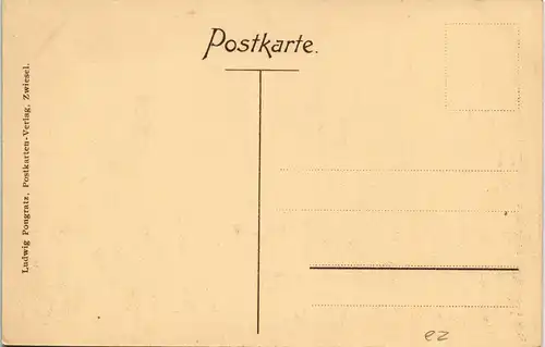 Ansichtskarte Zwiesel Hintersteinhütte 1911