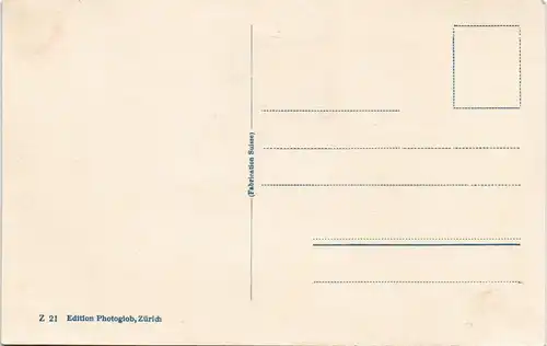 Ansichtskarte Zuoz Zutz | Zuz Dorfstraße 1930