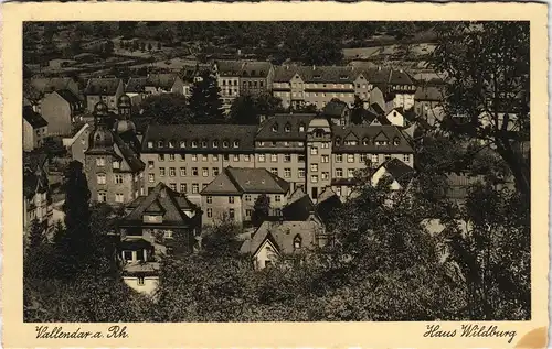 Ansichtskarte Vallendar Haus Wildberg 1935