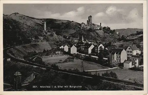 Ansichtskarte Monreal (Eifel) Straßenpartie an der Stadt 1932