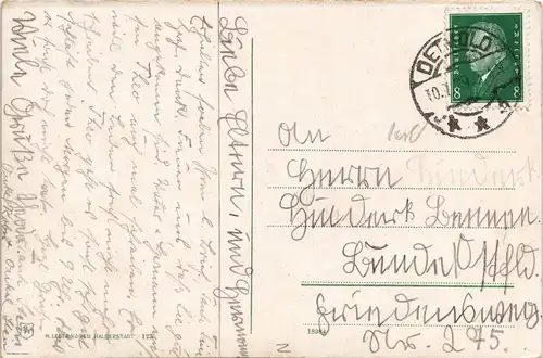 Ansichtskarte .Nordrhein-Westfalen Teutoburger Wald Silbermühle 1930