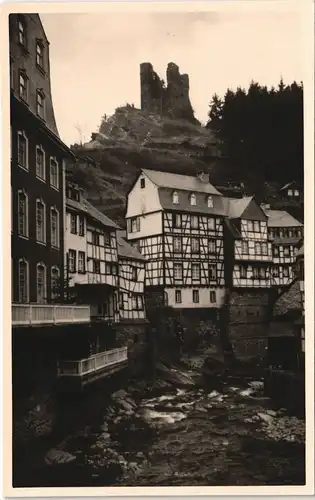 Foto Monschau/Eifel Montjoie Stadtpartie 1930 Privatfoto