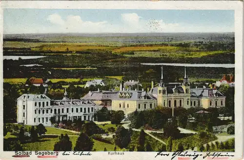 Ansichtskarte Bad Segeberg Blick auf das Kurhaus 1919