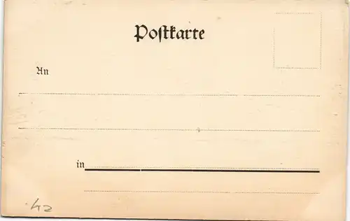 Ansichtskarte Ahrensburg Partie an der Großen Strasse 1903