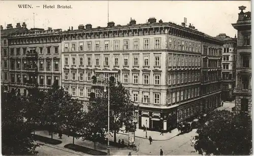 Ansichtskarte Wien Hotel-Bristol 1915