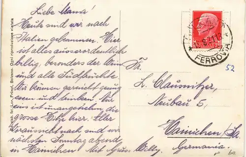 Cartoline Ritten Renon Castel Roncolo/Burg Runkelstein 1931