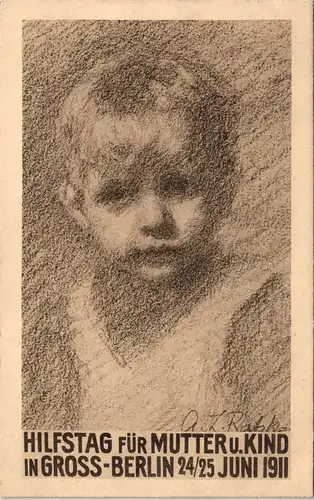 Ansichtskarte Berlin Hilfstag für Mutter u. Kind Berlin 1911